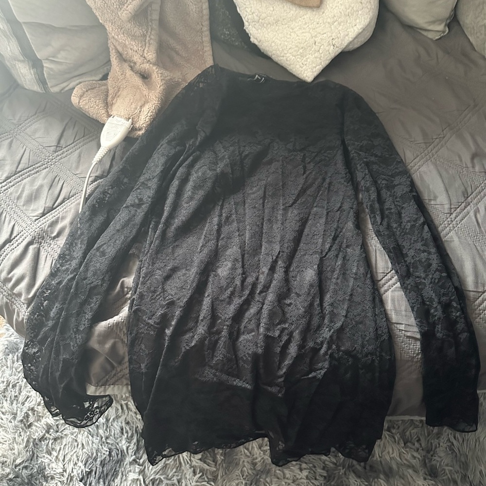 Forever 21 Black Lace Dress